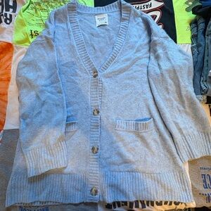 Abercrombie & Fitch Light blue Women's Cardigan